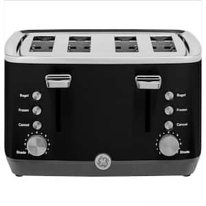4-Slice 1500 watt Black Toaster with 7 Shade Settings