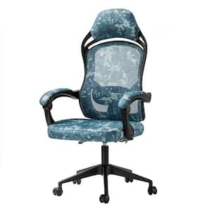 Blue Mesh Gaming Chair Computer Chair with Adjustable Height