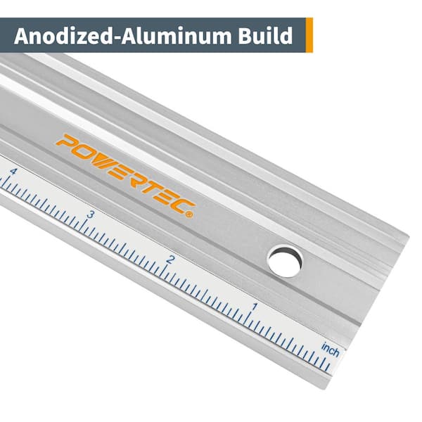 48 in. Aluminum Straight Edge Ruler
