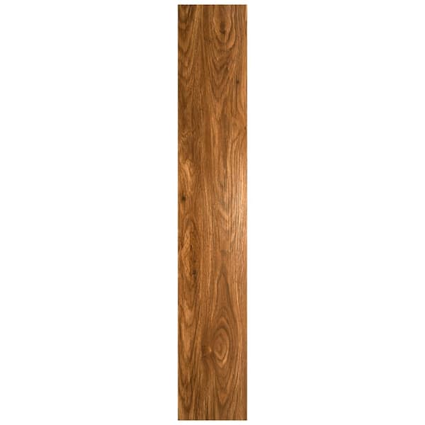 Art3d Light Brown 12MIL 6in. W x 36in. L Water Resistant Peel and Stick Vinyl Tile, Self-Adhesive Flooring(54sq. ft./Box)