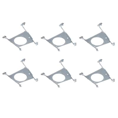 HL 6 in. Mounting Frame for Round and Square Canless Recessed Fixtures (4 Pack)