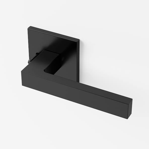 Allen Matte Black Hall/Closet Modern Door Handle (Passage - Right Hand)