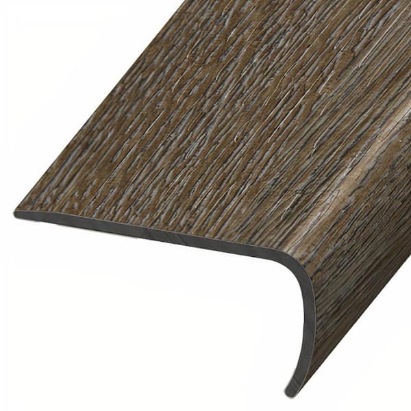 ASPEN FLOORING Spencer 1 in. Thick x 2 in. Width x 94 in. Length Rigid Core Stair Nosing Vinyl Molding