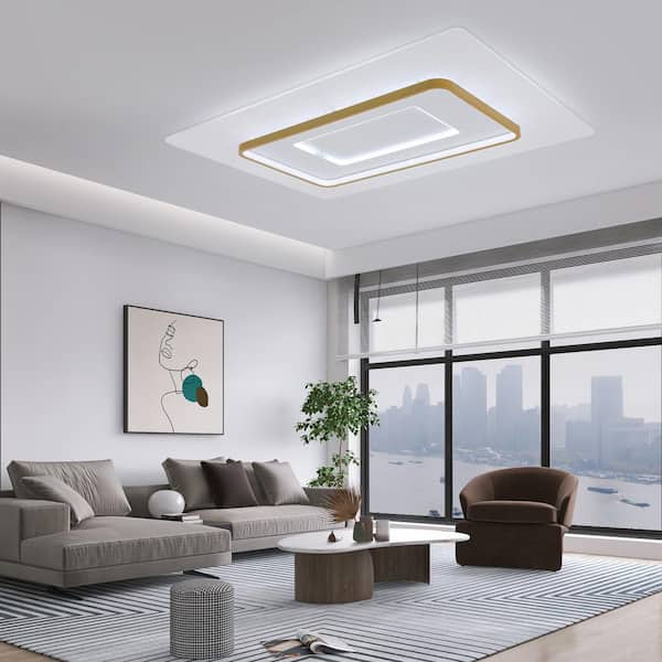 Olika LED CEILING LIGHT BL | unico ウニコ Unicozin Dimmable Ceiling Light with Remote Control, 8.7Inch
