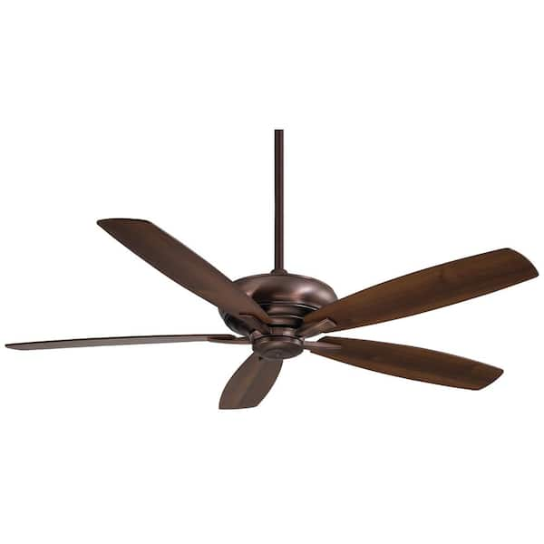 MINKA-AIRE Kola-XL 60 in. Indoor Dark Brushed Bronze Ceiling Fan with Remote Control