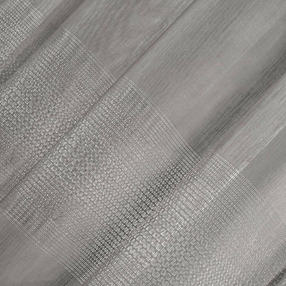 Gray Ombre Sheer Polyester Grommet Curtain Panel, 52" x 96"