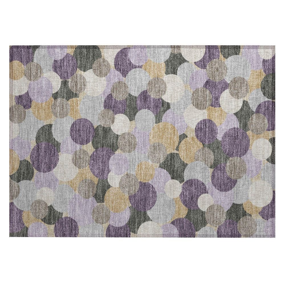 Chantille Machine Washable Indoor/Outdoor Abstract ACN2450 Plum 2 ft. x 3 ft. Accent Rug price history on PriceWatchPro