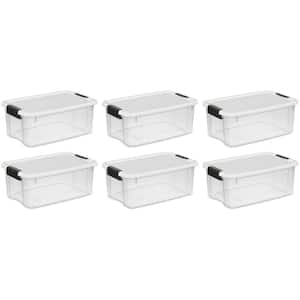 18 Qt. Durable Storage Box in Clear (6-Pack)