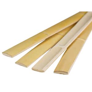 1.75 in. W x 72 in. H Natural Bamboo Slats Bundled (50-Pack)