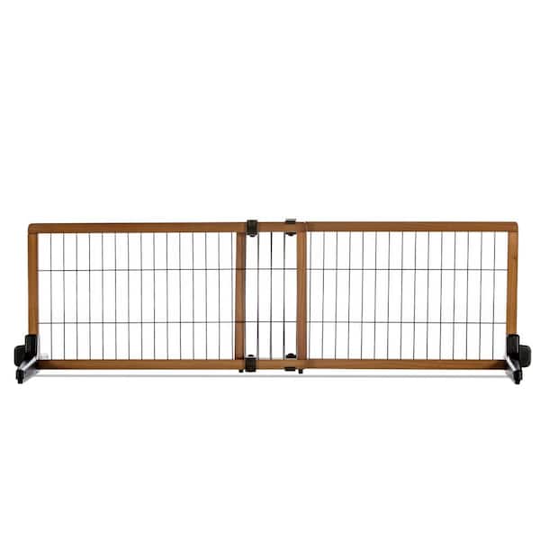 Carlson 20 in. Wood Freestanding Extra Wide Pet Gate