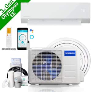 Olympus Energy Star 12,000 BTU 1-Ton 1-Zone 24.6 SEER Ductless Mini-Split AC and Heat Pump with 12K & 25ft Line -230V