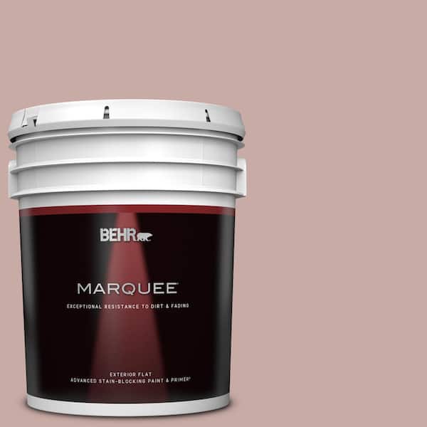 BEHR MARQUEE 5 gal. #700A-3 Pottery Clay Flat Exterior Paint & Primer