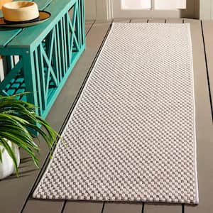 Sisal All-Weather Natural/Ivory 2 ft. x 8 ft. Solid Woven Indoor/Outdoor Runner Rug