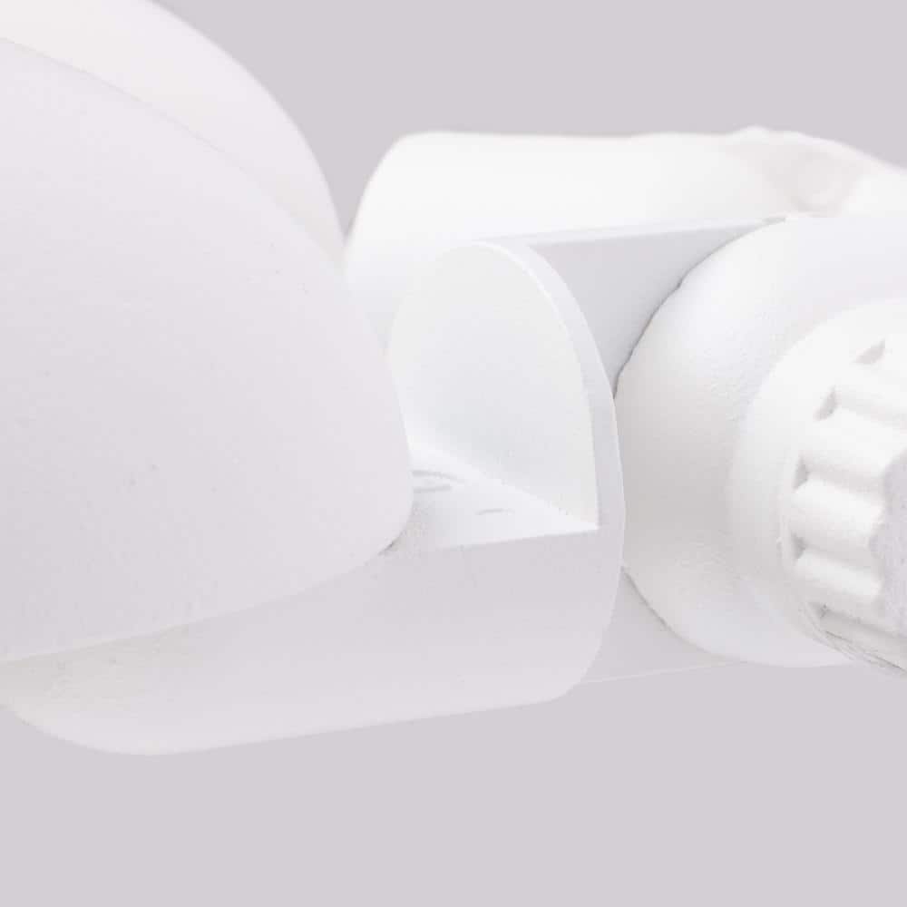 White Dual Head LED Outdoor Security Flood Light