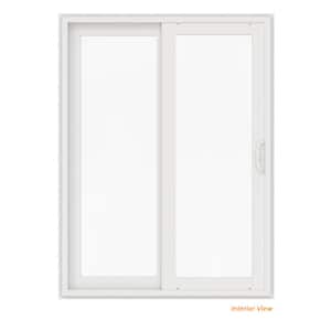 60 in. x 80 in. V-4500 White Vinyl Left-Hand Full Lite Sliding Patio Door