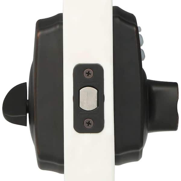 Camelot Aged Bronze Electronic Keypad Deadbolt