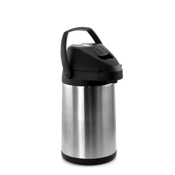 0.7 Gal. Stainless Steel Air Pot Hot Water Dispenser with Single Touch Lever
