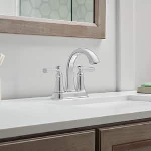 Rumson 4 in. Centerset 2-Handle Bathroom Faucet in Polished Chrome