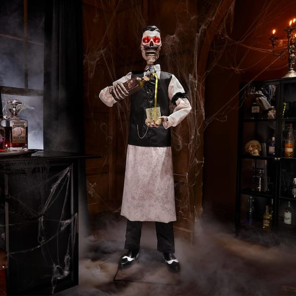 6 ft. Grave & Bones Animated LED Dean the Deathologist