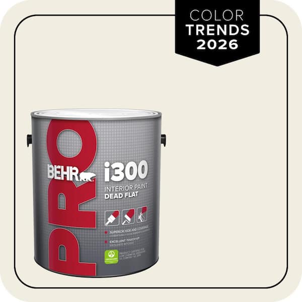 BEHR PRO 1 gal. Designer Collection #DC-003 Blank Canvas Dead Flat Interior Paint