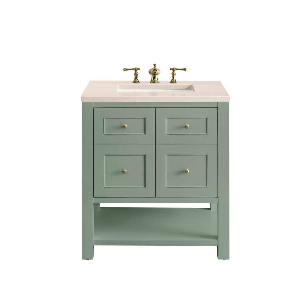 Breckenridge 30" Smokey Celadon Solid Wood Single Vanity