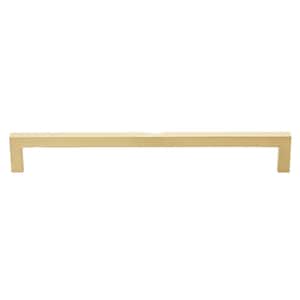 8-13/16 in. (224mm) Center-to-Center Champagne Gold Solid Square Bar Pulls (10-Pack )