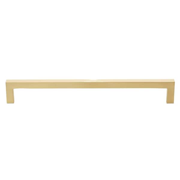 12-5/8 Inch Center to Center Solid Square Bar Pull Cabinet Hardware Handle  - 21683-320, Gold Collection - GlideRite Hardware
