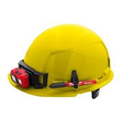 BOLT Yellow Type 1 Class E Front Brim Non-Vented Hard Hat with 6-Point Ratcheting Suspension