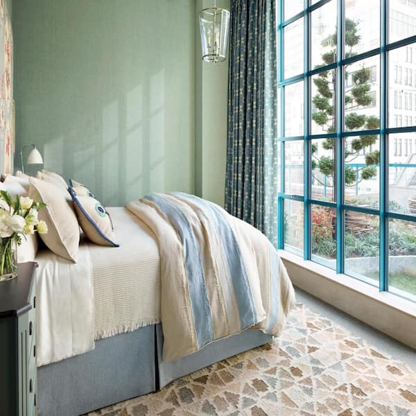 10 ft. x 14 ft. Natural Rufus Stone Kilim Handwoven Wool Indoor Area Rug