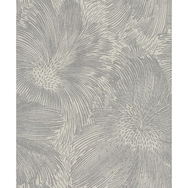 Purser Grey Abstract Wallpaper