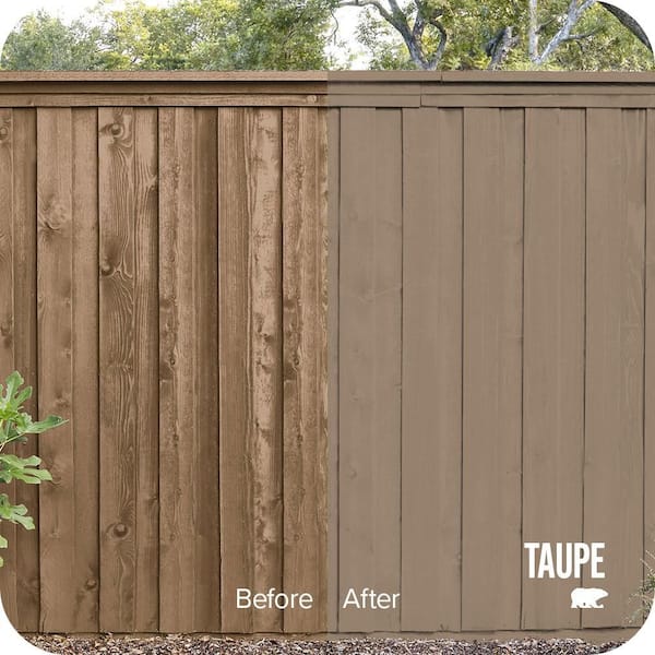 1 gal. #SC-153 Taupe Solid Color House and Fence Exterior Wood Stain