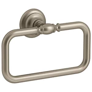 Artifacts Wall Mounted Towel Ring in Vibrant Brushed Bronze