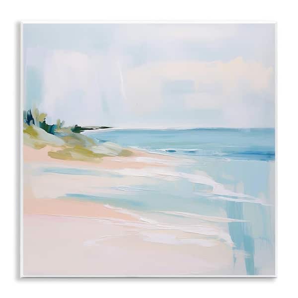 Stupell Industries Abstract Beach Edge by Irena Orlov Unframed Abstract Graphic Art Print 12 in. x 12 in.