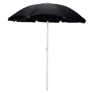 5.5 ft. Beach Patio Umbrella in Black