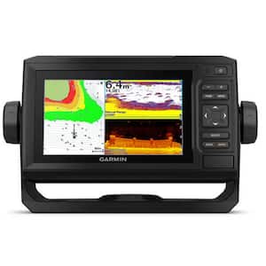 ECHOMAP UHD 65cv with GT24UHD-TM Transducer - 6 in. Display, Ultra HA ClearVu and Traditional Chirp, Canada LakeVu G3