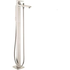 Metropol Single-Handle Freestanding Tub Faucet with Hand Shower in Brushed Nickel