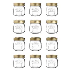  Euro Cuisine GY1920 Glass Jars with Lids for Yogurt Maker,  Clear, 6 Ounce, Set of 8 6oz Glass Jars for Yogurt, Parfaits, Clear Yogurt  Containers: Home & Kitchen