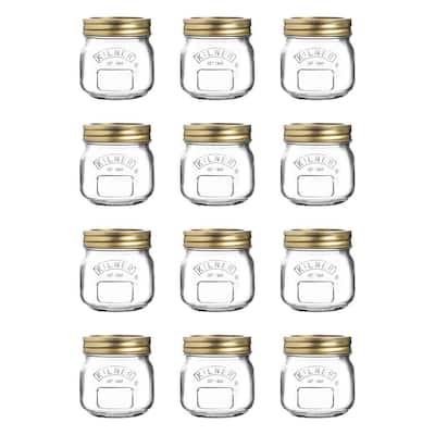 COUNTRY CLASSICS 6 oz. Mini Wide Mouth Glass Canning Jar (2 packs of 4)  CCCJ-106-2PK4 - The Home Depot