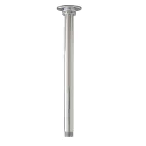 12 in. Ceiling Mount Showerarm in Polished Chrome