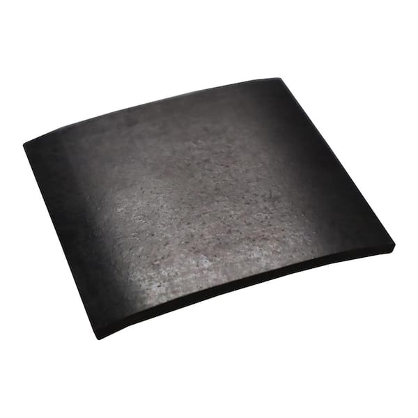 Rubber-Cal Neoprene Commercial Grade, Black, 60A, 0.062 in. x 3 in. x 3 in. (2 Pack)