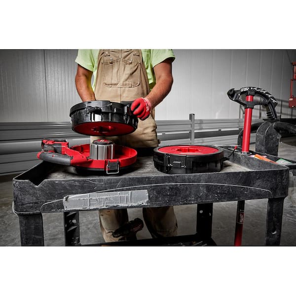 Milwaukee M18 FUEL 18V Lithium-Ion Cordless Angler Pulling Fish Tape  Powered Base (Tool-Only) 2873-20 - The Home Depot
