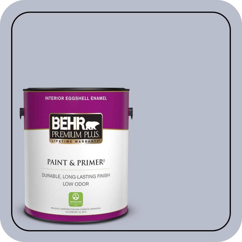 1 gal. #610F-4 Silver Service Eggshell Enamel Low Odor Interior Paint & Primer price history on PriceWatchPro