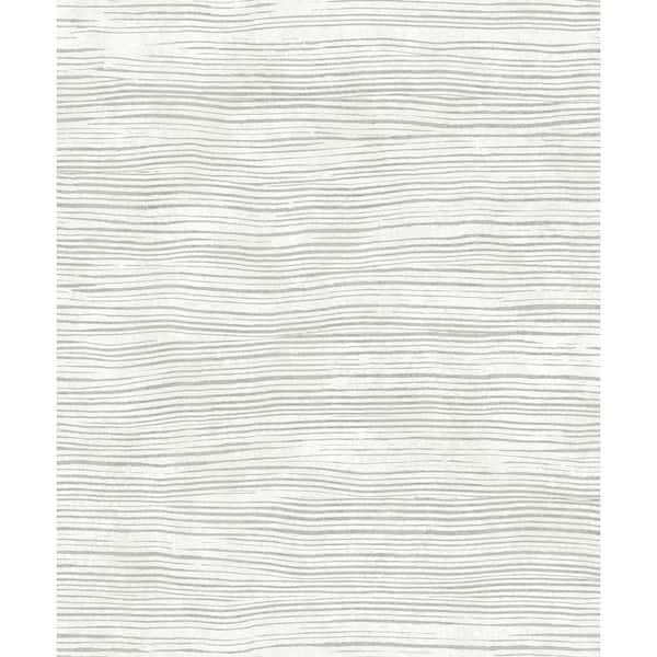 Seabrook Designs Silver Brush Livello Faux Unpasted Paper Nonwoven Wallpaper Roll 57.5 sq. ft.