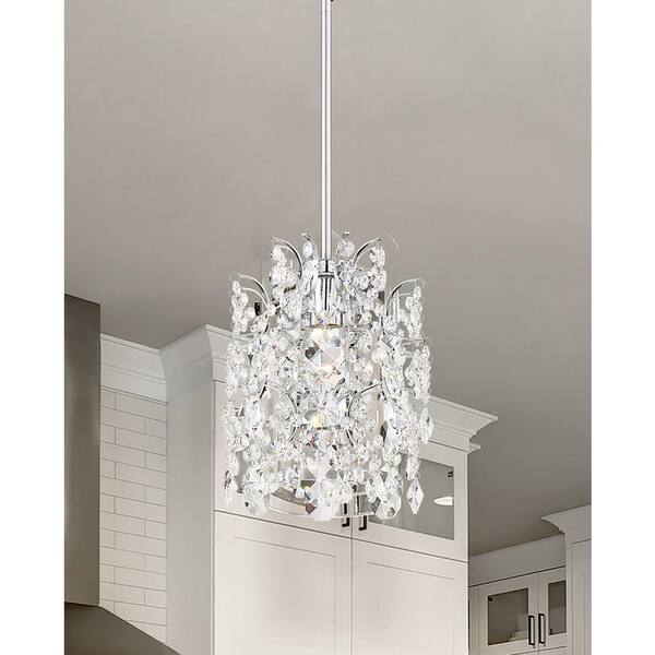 Isabella's Crown 1-Light Chrome Mini Chandelier