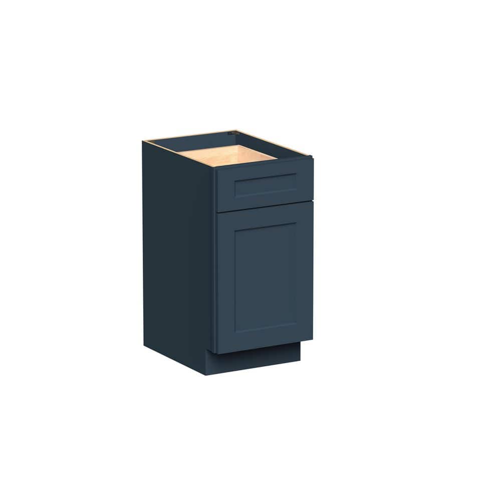 "Shaker Style 18"" W x 24"" D x 34.5"" H  Wood Frame Ready to Assemble Waste Basket Base Kitchen Cabinet in Cyber Grey" price history on PriceWatchPro