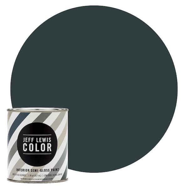 Jeff Lewis Color 1-qt. #JLC314 Atlantic Semi-Gloss Ultra-Low VOC Interior Paint