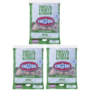 .75 cu ft Apple Wood Chunks (3-Pack)