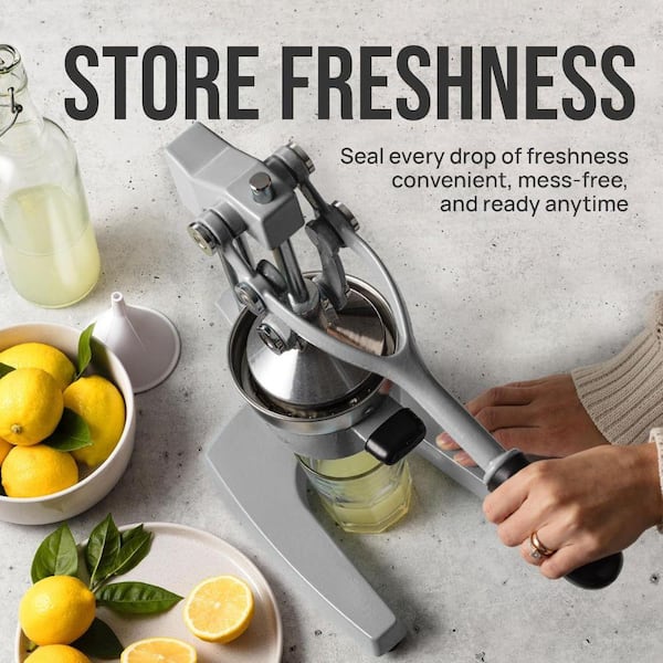 Zulay Kitchen Cast Iron Manual Citrus Juicer Z-0248 - The Home Depot
