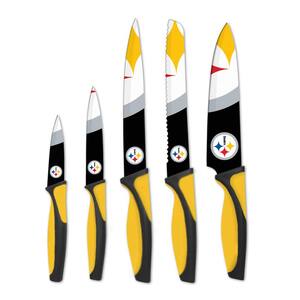 NFL Pittsburgh Steelers 5-Piece Kitchen Knives