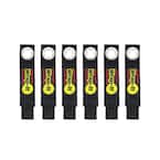 7 in. Heavy-Duty Storage Strap Multi-Purpose Hook and Loop Cable Strap with Grommet in Black (6-Pack)